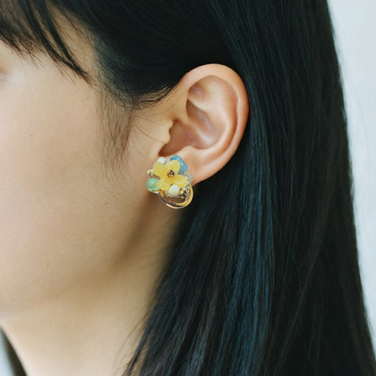 スプリングブロッサムピアス