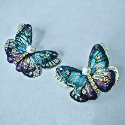 ブルーパピヨン・パールピアス