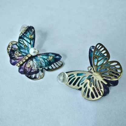 ブルーパピヨン・パールピアス