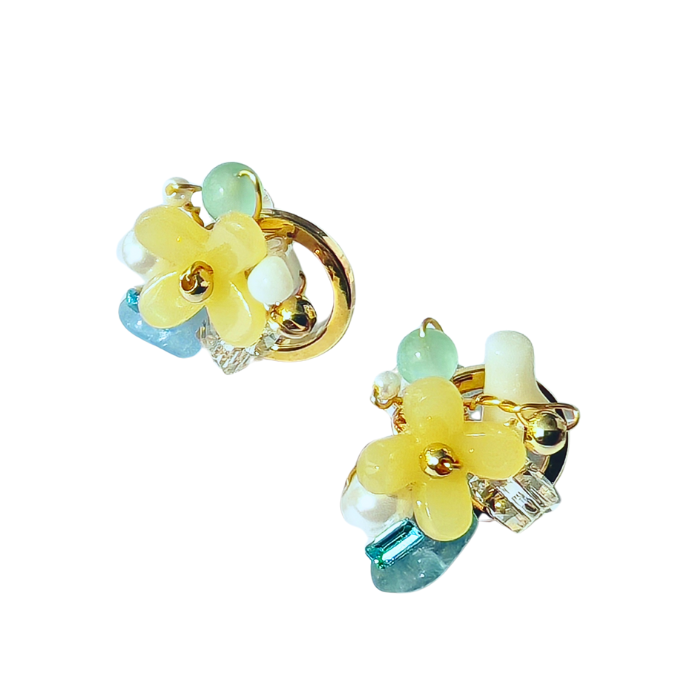 スプリングブロッサムピアス